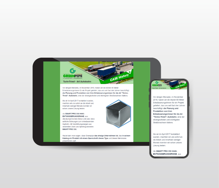 Greenpipe web marketing B2B | Case history Studio il Granello Greenpipe web marketing B2B | Case history Studio il Granello
